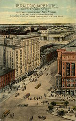 Herald Square Hotel Postcard
