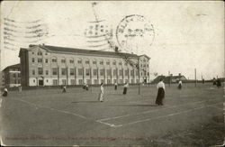 Iowa State Normal School - Gymnasium and Tennis Courts Postcard