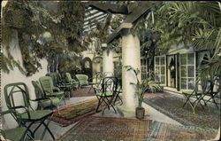 Garden Restaurant Postcard