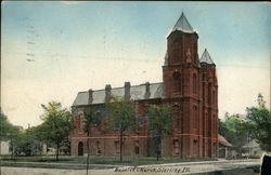 View of Baptist Church Postcard