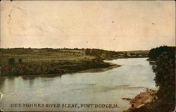 Des Moines River Scene Postcard