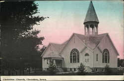 Christian Church Cherokee, IA Postcard Postcard