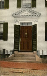 Jacob Wendell Doorway Portsmouth, NH Postcard Postcard