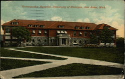 Homeopathic Hospital, University of Michigan Ann Arbor, MI Postcard Postcard