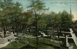 Copps Hill Burying Ground, Hull Street Postcard