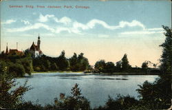 German Bldg. from Jackson Park Postcard