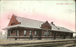 G. N. Depot Rugby, ND Postcard Postcard