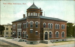 Post Office Kalamazoo, MI Postcard Postcard