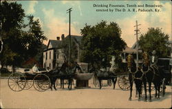 Drinking Fountain, Tenth and Broadway, Erected by the D.A.R Drinking Fountain, Tenth and Broadway, Erected by the D.A.R