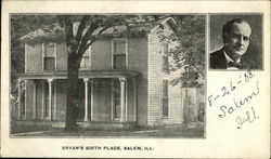 Bryan's Birth Place Postcard