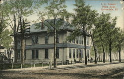 I. C. General Office Building Carbondale, IL Postcard Postcard
