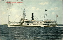 Steamer, Myles Standish Postcard
