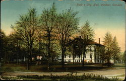 Park & City Hall Postcard