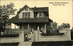 Walker Wilkins Residence Central City, KY Postcard Postcard