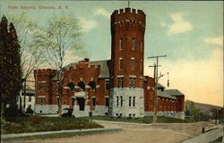 State Armory Oneonta, NY Postcard Postcard