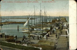 East Harbor, Steamer, Mount Hope Landing Postcard