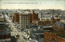 View of Business District and Mines in Distance View of Business District and Mines in Distance