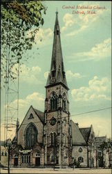 Central Methodist Church Postcard