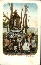 The Shrine, St. Johns Institute of Deaf Mutes Postcard