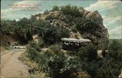 Scene on Mt. Lowe Division, Pacific Electric Hallway Postcard