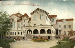 Main Building, St. Johns Institute for Deaf Mutes Postcard