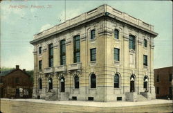 Post Office Building Freeport, IL Postcard Postcard