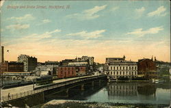 Bridge and State Street Postcard