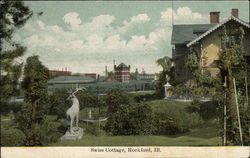 Swiss Cottage Rockford, IL Postcard Postcard
