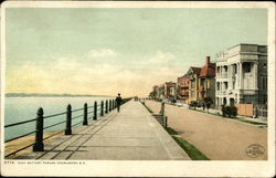 East Battery Parade Charleston, SC Postcard Postcard