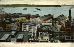Elliott Bay Seattle, WA Postcard Postcard