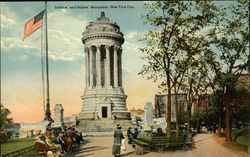 Soldiers and Sailors Monument Postcard