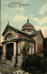 St. Louis Cemetery - Old Chapel Postcard