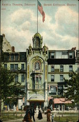 Keith's Theatre - Tremont Street Entrance Postcard