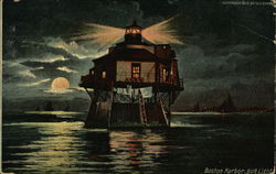 Boston Harbor Bug Light Postcard