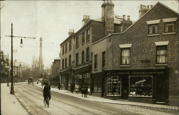 Winter Street Scene Derby England
