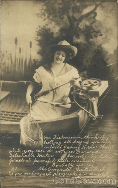 The Evinrude Motor Girl Advertising