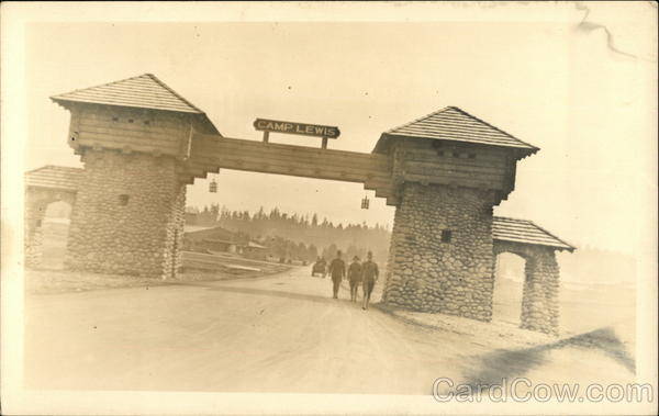 Camp Lewis - Main Entrance American Lake Washington
