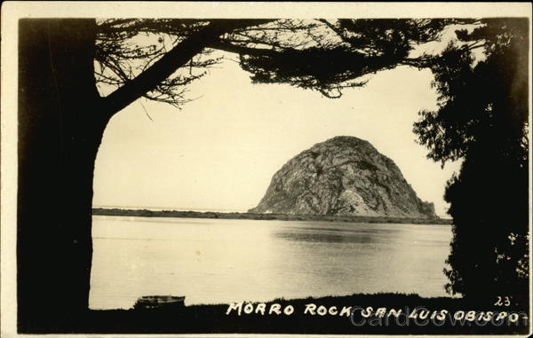 Morro Rock, San Luis Obispo Morro Bay California
