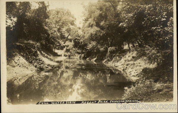 Water Scene, Recent Park Excelsior Springs Missouri