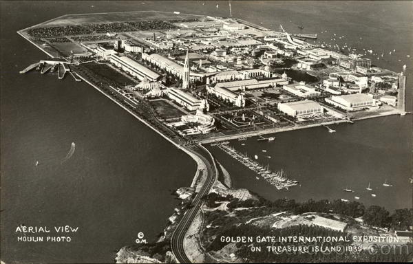 Aerial View, Golden Gate International Exposition on Treasure Island, 1939