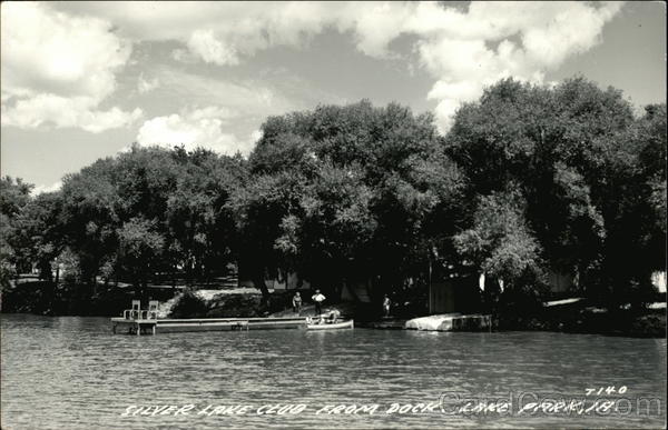 Silver Lake Club from Dock Lake Park Iowa