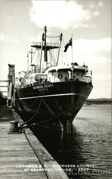 Canadian S.S. Inverness County Searsport Maine
