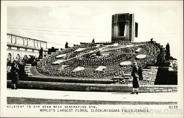 World's Largest Floral Clock Niagara Falls Canada Misc. Canada