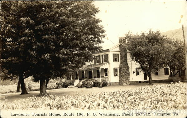 Lawrence Tourists Home, Route 106 Campton Pennsylvania