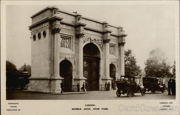 Marble Arch, Hyde Park London England