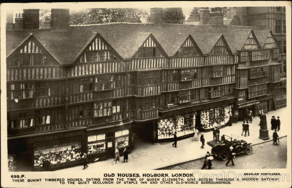 Old Houses, Holborn London England