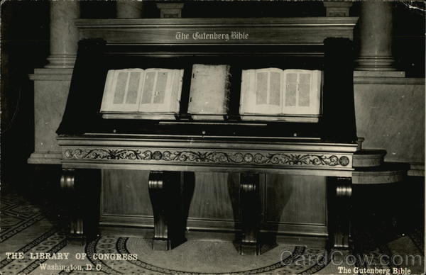 The Library of Congress, The Gutenberg Bible Washington District of Columbia