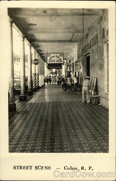 Street Scene Colon Panama