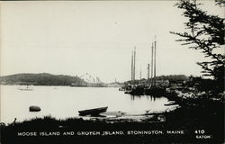 Moose Island and Grotch Island Postcard