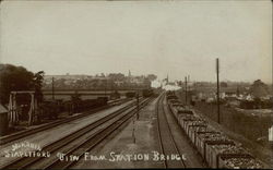 View From Station Bridge Postcard